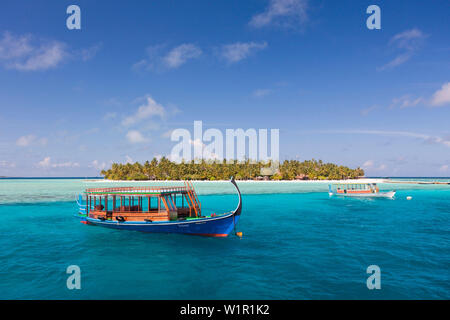 Alimatha Insel, Felidhu Atoll, Malediven Stockfoto