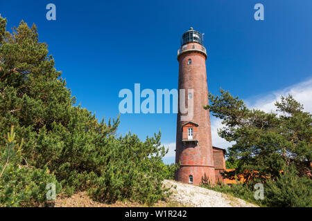 "Darß Leuchtturm, Ostsee, Mecklenburg-Vorpommern, Deutschland, Europa" Stockfoto