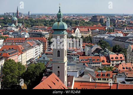 Heilig Geist Kirche, Tal- und Kulturzentrum Gasteig, München, Bayern, Deutschland Stockfoto