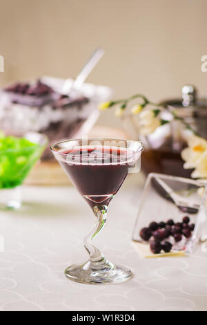 Von Johannisbeere Cocktail Stockfoto