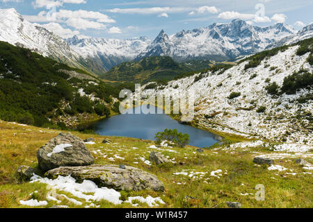 Zeinissee, Verwallgruppe, Paznaun, Tirol, Österreich Stockfoto