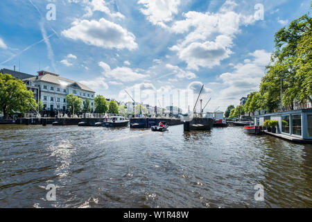 Blick auf das Koninklijk Theater Carré in Amsterdam, Niederlande Stockfoto