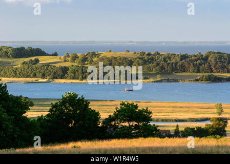 Blick von der Bakenberg, mönchgut, Rügen, Ostseeküste, Mecklenburg-Vorpommern, Deutschland Stockfoto