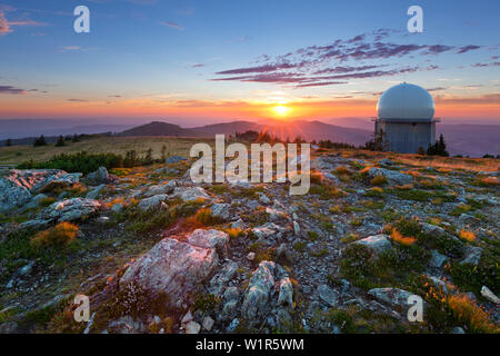 Radom auf dem Gipfel, Großer Arber, Bayerischer Wald, Bayern, Deutschland Stockfoto
