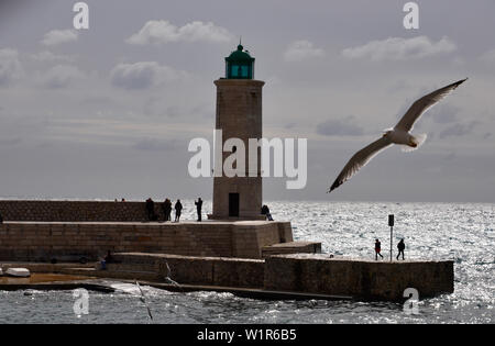 Am Hafen von Cassis, Provence, Frankreich Stockfoto