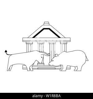 Bank und Geld Börse investment Stock Vektor