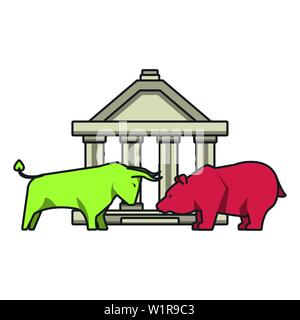 Bank und Geld Börse investment Stock Vektor