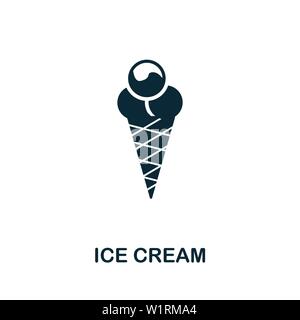 Eis Vektor icon Abbildung. Kreative Zeichen aus Ikonen Sammlung. Gefüllte flache Eis Symbol für Computer und Handy. Symbol, Logo Vektor Grafik Stock Vektor