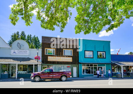 Downtown, Princeton, British Columbia, Kanada Stockfoto