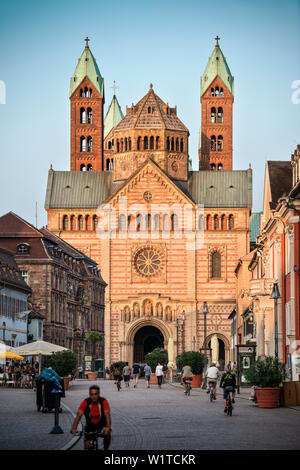 UNESCO-Weltkulturerbe Dom zu Speyer, Speyer, Rheinland-Pfalz, Deutschland Stockfoto