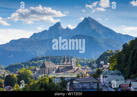 Und Watzmann Berchtesgaden, Berchtesgadener Land, Bayern, Deutschland, Europa Stockfoto