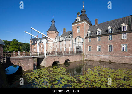 Anholt Wasserburg, in der Nähe von Isselburg, Münsterland, Nordrhein-Westfalen, Deutschland Stockfoto