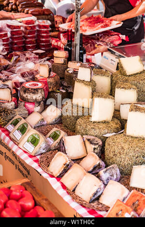 Markt in Santanyi, Mallorca, Balearen, Spanien Stockfoto