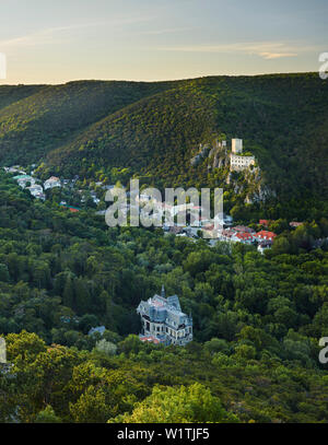 Ruinen von groben Stein, helental, Baden bei Wien, Niederösterreich, Österreich Stockfoto