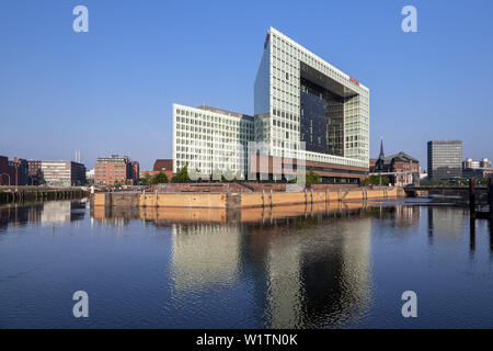 Verlagshaus der Spiegel Ericusspitze in Viertel Hafencity Hamburg, Hansestadt Hamburg, Norddeutschland, Deutschland, Europa Stockfoto