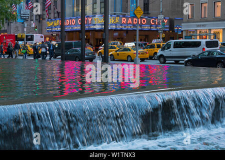 Radio City Music Hall, 6. Avenue, Manhattan, New York City, New York, USA Stockfoto