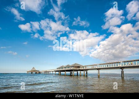 Pier, Heringsdorf, Insel Usedom, Mecklenburg-Vorpommern, Deutschland Stockfoto
