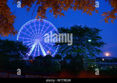 Riesenrad am Hafen, Montreal, Quebec, Kanada Stockfoto