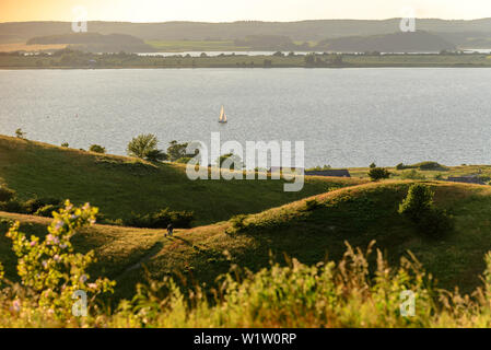 Blick von der Bakenberg, mönchgut, Rügen, Ostseeküste, Mecklenburg-Vorpommern, Deutschland Stockfoto