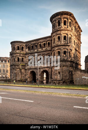 UNESCO-Welterbe Trier, Porta Nigra, Trier, Rheinland-Pfalz, Deutschland Stockfoto