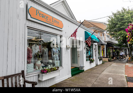 Lokalen Baustil in Moriches West Hampton Long Island New York, USA Stockfoto