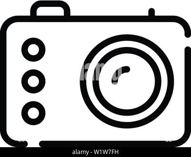 Video recorder Symbol, outline Style Stock Vektor