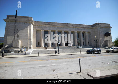 Zentrale Filiale der öffentlichen Bibliothek gebäude Indianapolis Indianapolis Indiana USA Stockfoto