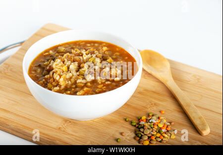 Mixe Linsensuppe Stockfoto