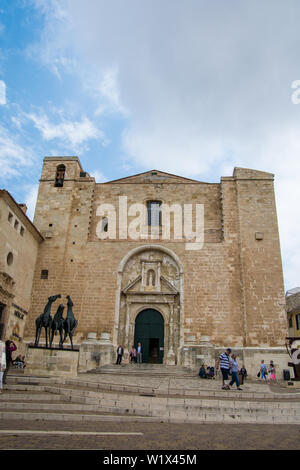 Claustre Del Carme Markt in Mahon, Menorca Stockfoto