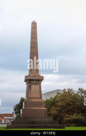 Gisborne, Neuseeland - April 25th, 2017: Captain Cook Memorial. Dieses Denkmal markiert den Ort, wo Kapitän James Cook zum ersten Mal in Neuseeland gelandet, ich Stockfoto