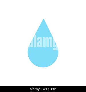 Wassertropfen Logo Template Vector Illustration Design Stock Vektor