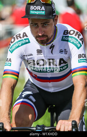 Peter Sagan Stadium 9 im Goms - Tour de Suisse 2019 Stockfoto