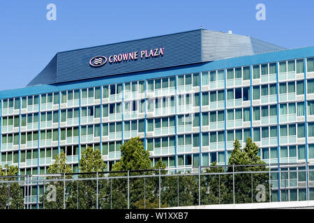 Juni 30, 2019 Burlingame/CA/USA - Crowne Plaza San Francisco Airport Außenansicht Stockfoto