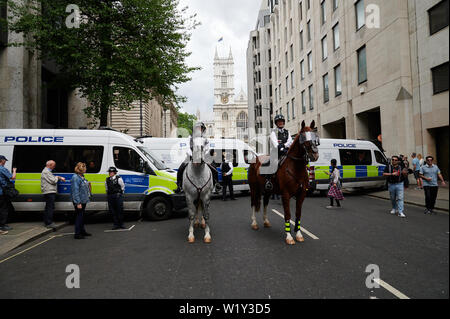 Allgemeine Ansichten rund um London der Staatsbesuch von Donald Trump mit: Atmosphäre, Wo: London, Großbritannien Wann: 03 Jun 2019 Credit: WENN Stockfoto