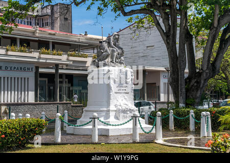 Weltkriegsdenkmal in Pointe-à-Pitre, Guadeloupe, Frankreich | Weltkrieg Memorial in Pointe-à-Pitre, Guadeloupe, Frankreich Stockfoto