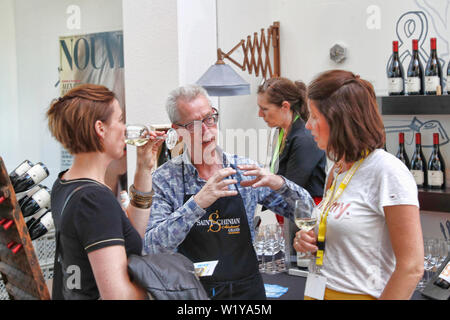 HOOFDDORP, 04-07-2019, Leiter Büro Sanoma, Medien Sommer Session. Stockfoto