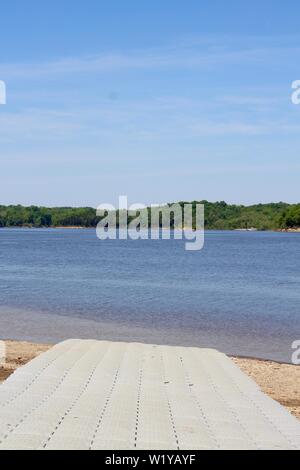 Einen schönen Tag am State Park in Clermont County Ohio am See. Stockfoto