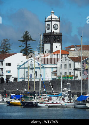 Port, Ponta Delgada, Sao Miguel, Azoren, Açores Stockfoto