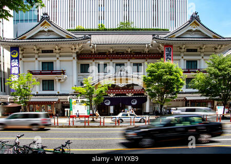 Kabuki-za Theater im Bezirk Ginza in Tokio, Japan ist das einzige Kabuki Theater in der Welt Stockfoto