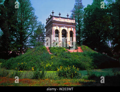 Gärten der Villa Pisani. Stockfoto