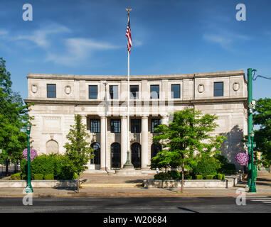 In Syracuse, New York, USA. Juli 4, 2019. Das historische Gebäude in Clinton Clinton Exchange Square in Downtown Syracuse, New York Stockfoto