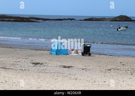 Rhoseigr ist ein Dorf auf der Südwestseite von Anglesey Wales Credit : Mike Clarke Alamy Stock Photos Stockfoto