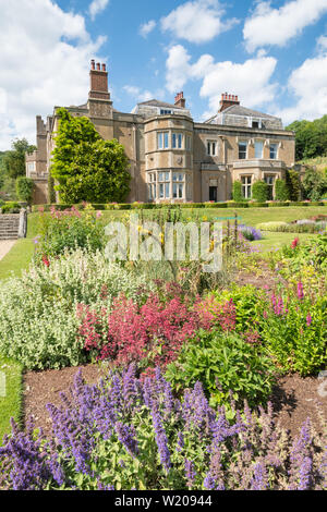 Titsey Ort, Haus und Garten, auf dem Land Park Estate in der Nähe von Oxted, Surrey, Großbritannien, an einem sonnigen Sommertag Stockfoto