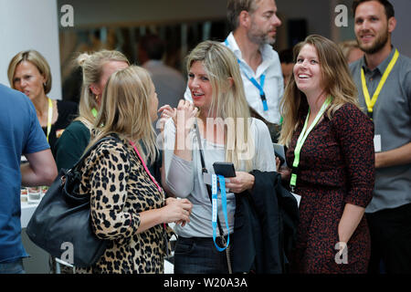 HOOFDDORP, 04-07-2019, Leiter Büro Sanoma, Medien Sommer Session. Stockfoto