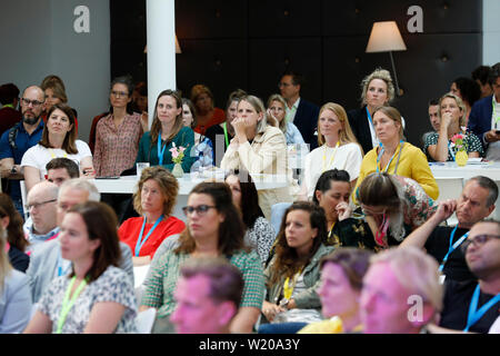 HOOFDDORP, 04-07-2019, Leiter Büro Sanoma, Medien Sommer Session. Stockfoto