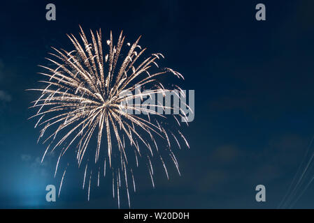 Feuerwerk am 4. Juli 2019 Stockfoto