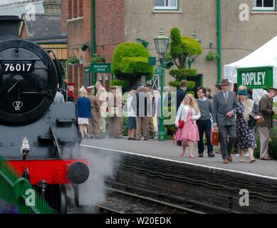 Bilder an der Brunnenkresse Zeile während des Krieges genommen zum Ereignis' in Hampshire. Stockfoto