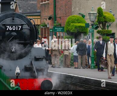 Bilder an der Brunnenkresse Zeile während des Krieges genommen zum Ereignis' in Hampshire. Stockfoto