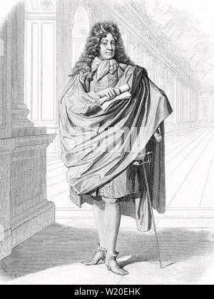 JEAN RACINE (1639-1699), französischer Dramatiker Stockfoto