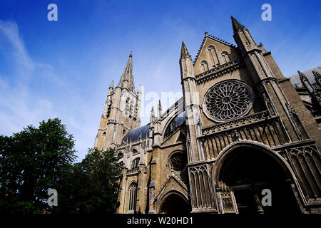 St.-Martins Kathedrale, Ypern, Belgien Stockfoto